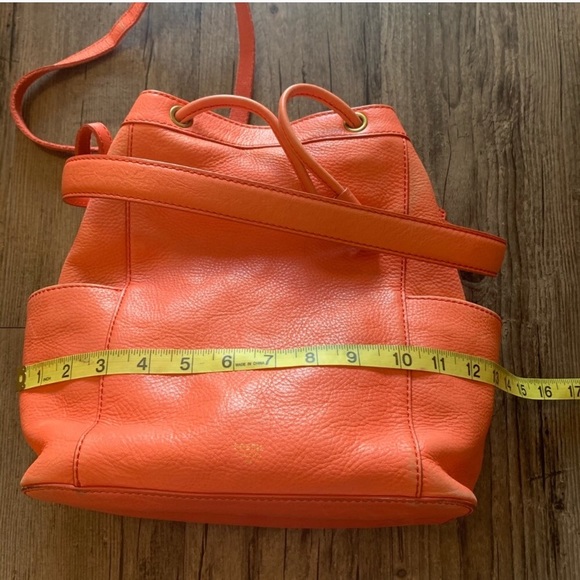 Coral purse! ❤️ Leather Fossil - Picture 4 of 5